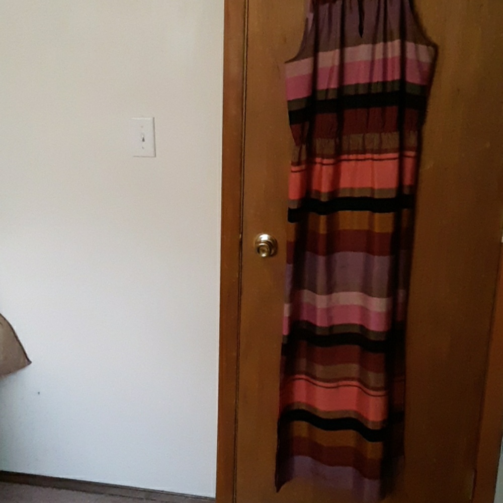 Striped maxi dress